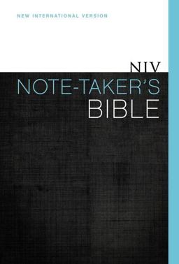 NIV Note Taker's Bible