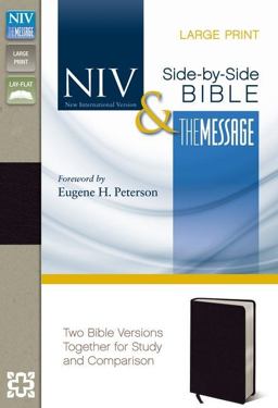 NIV and the Message Side-by-Side Bible Two Bible Versions Together for Study and Comparison  9780310436867 Front Cover