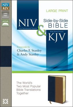 Niv and KJV Side-by-Side Bible The World's Two Most Popular Bible Translations Together  9780310439349 Front Cover