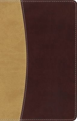 Amplified Holy Bible, Compact, Leathersoft, Tan/Burgundy Captures the Full Meaning Behind the Original Greek and Hebrew  9780310444008 Front Cover