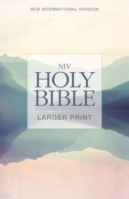 NIV, Holy Bible, Larger Print, Paperback