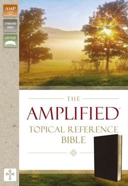 The Amplified Topical Reference Bible, Bonded Leather, Black