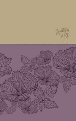 NIV, Beautiful Word Coloring Bible, Large Print [Purple/Tan]