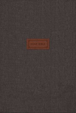 NIV the Grace and Truth Study Bible, Cloth over Board, Red Letter, Comfort Print [Gray]