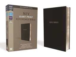 NIV Reference Bible Red Letter Edition [Giant Print, Black]