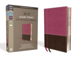 NIV Reference Bible Red Letter Edition [Giant Print, Pink/Brown]