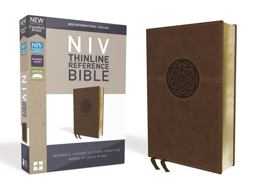NIV Thinline Reference Bible Red Letter Edition [Brown]