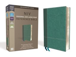 NIV Personal Size Reference Bible Red Letter Edition [Large Print, Blue]