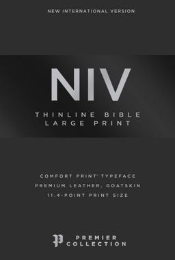 NIV Thinline Bible Premier Collection [Large Print, Black]