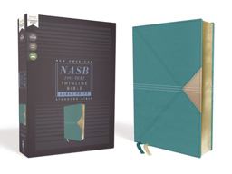 NASB Thinline Bible Red Letter Edition [Large Print, Teal]