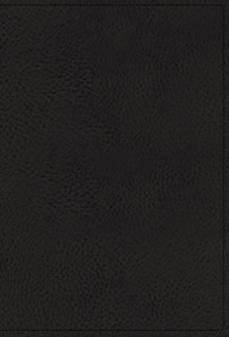 Nasb, Single-Column Reference Bible, Premium Leather, Goatskin, Black, Premier Collection, 1995 Text, Comfort Print