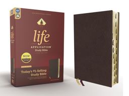 NIV Life Application Study Bible Indexed Red Letter Edition [Burgundy]