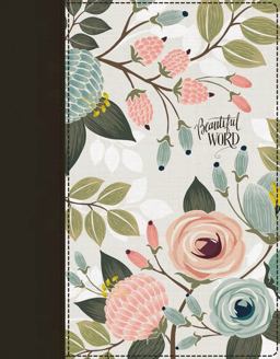 NIV Beautiful Word Bible Red Letter Edition [Floral]