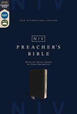 NIV Preacher's Bible Verse-By-Verse Format [Black]