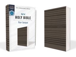 NIV Holy Bible for Boys, Soft Touch Edition, Comfort Print [Grey]