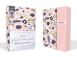 NIV Journal the Word Bible for Girls [Double-Column Magnetic Closure, Red Letter]