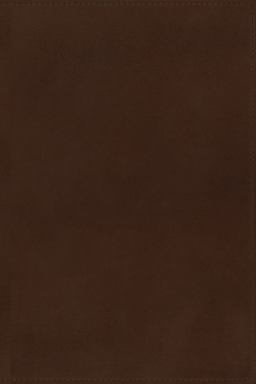 NIV Side-Column Reference Bible, Wide Margin, Premium Goatskin Leather, Premier Collection, Comfort Print [Brown]