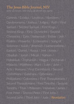 The Jesus Bible Journal, Revelation, NIV, Paperback, Comfort Print