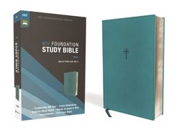 NIV Foundation Study Bible, Red Letter [Teal]