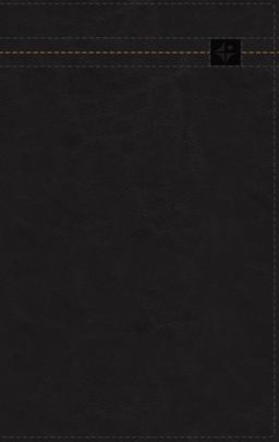 NASB, Thinline Bible, Large Print, Leathersoft, Red Letter, 2020 Text, Thumb Indexed, Comfort Print [Black]
