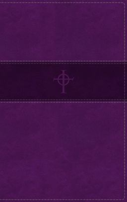 NRSV Personal Size Large Print Bible with Apocrypha, Leathersoft, Comfort Print [Purple]