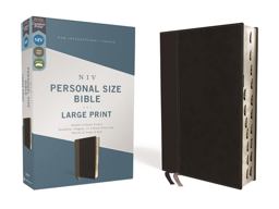 NIV Personal Size Bible Red Letter Edition [Large Print, Black]