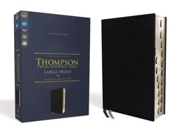 NIV Thompson Chain-Reference Bible, Large Print, Thumb Indexed, Red Letter, Comfort Print [Black]