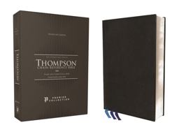 NIV Thompson Chain-Reference Bible, Premier Collection, Black Letter, Art Gilded Edges, Comfort Print [Black]