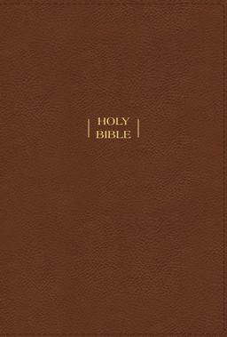 NIV Wide Margin Bible, Red Letter, Comfort Print [Brown]