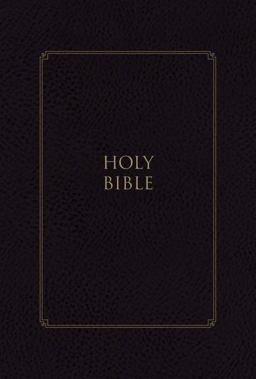 KJV, Thompson Chain-Reference Bible, Red Letter, Thumb Indexed, Comfort Print (Black)
