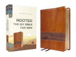 Rooted: the NIV Bible for Men, Leathersoft, Brown, Comfort Print
