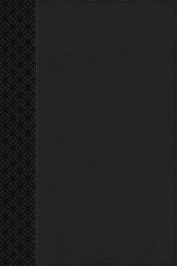 NIV, Compact Center-Column Reference Bible, Black, Red Letter, Comfort Print [Black]