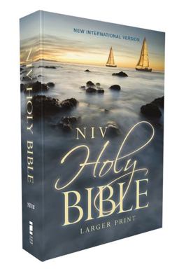NIV, Holy Bible, Larger Print, Economy Edition, Paperback, Comfort Print [Blue]
