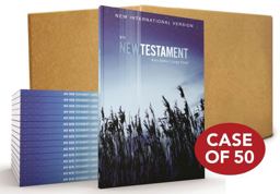 NIV, Outreach New Testament, Large Print, Paperback, Case Of 50