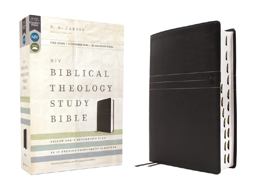 NIV, Biblical Theology Study Bible (Trace the Themes of Scripture), Leathersoft, Black, Thumb Indexed, Comfort Print