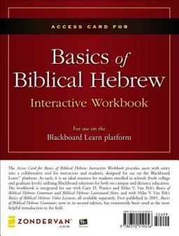Basics of Biblical Hebrew Interactive Workbook