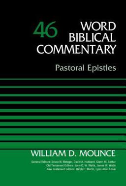 Pastoral Epistles: Pastoral Epistles  9780310522089 Front Cover
