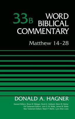 Matthew 14-28, Volume 33B  9780310522119 Front Cover