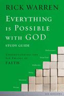 Everything Is Possible with God Study Guide