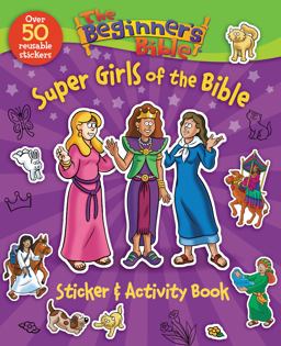 Beginner's Bible Super Girls of the Bible Sticker and Activity Book  9780310751182 Front Cover