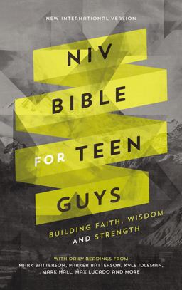 NIV, Bible for Teen Guys, Hardcover Building Faith, Wisdom and Strength  9780310753063 Front Cover