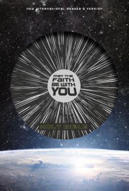 May the Faith Be with You Holy Bible, Imitation Leather, Black