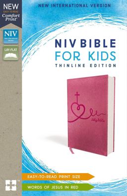 NIV Bible for Kids Red Letter Thinline Edition [Pink]