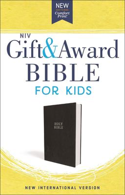 NIV Gift and Award Bible for Kids [Black]