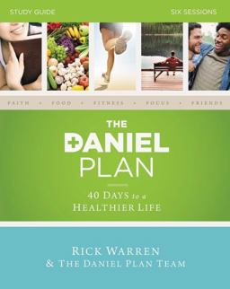 Daniel Plan Study Guide 40 Days to a Healthier Life  9780310824442 Front Cover