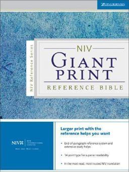 Niv Giant Print Reference Bible-hardcover