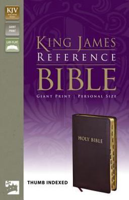 KJV Reference Bible, Giant Print Indexed
