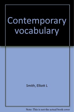 Contemporary Vocabulary 3rd 9780312031411 Front Cover