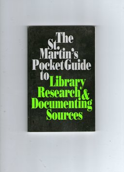 St Martin's Press Pocket Guide to Library Resource