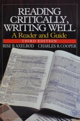 Read Critically Writing Well Read Critically Writing Well